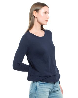  Long Sleeve Mock Layer Tee