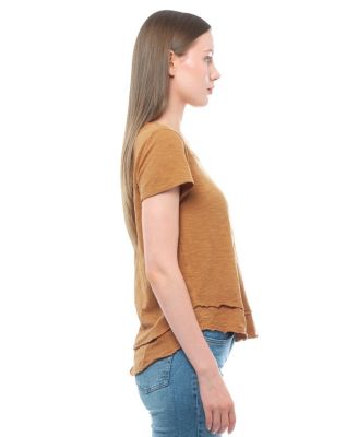  Short Sleeve Mock Layer Tee