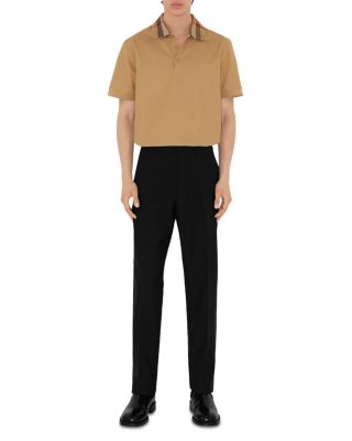 Cody Check Collar Cotton Polo Shirt