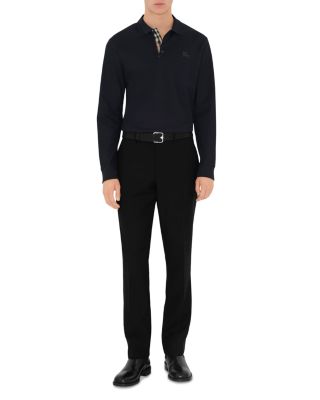 Eddie Long Sleeve Cotton Polo Shirt