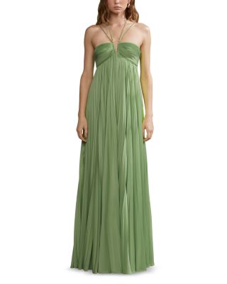 River Pleated Gown