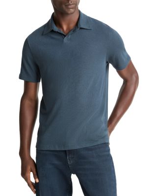 Short Sleeve Loose Knit Polo Shirt