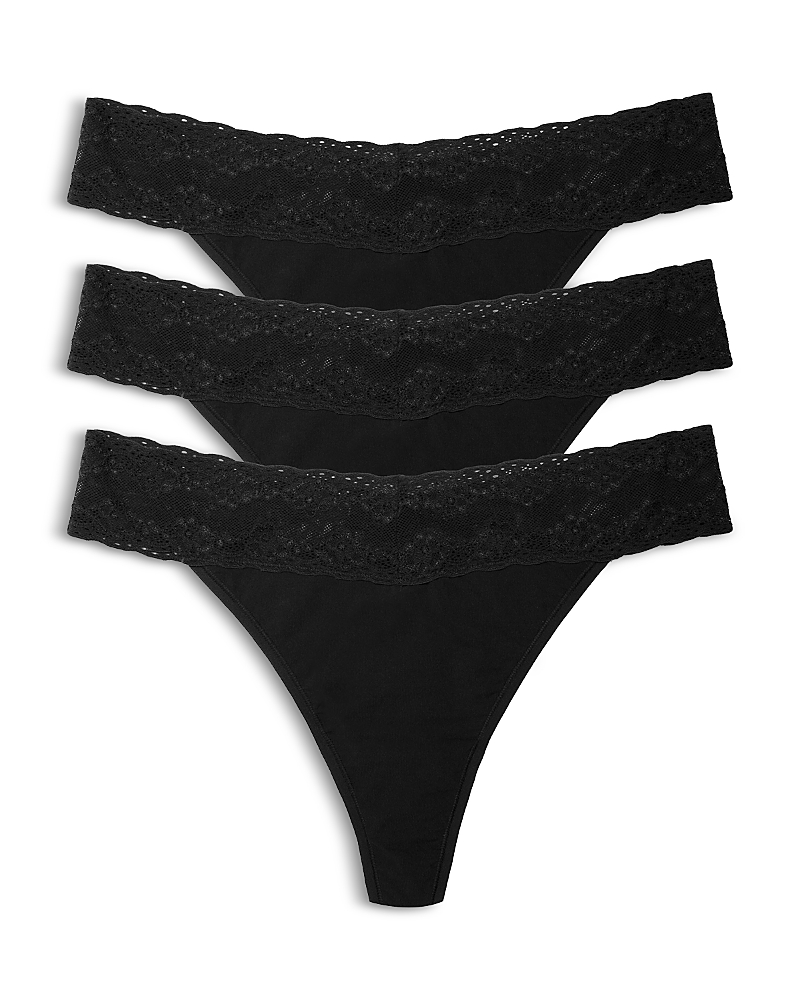 Natori Bliss Perfection One Size Thongs, Pack of 3