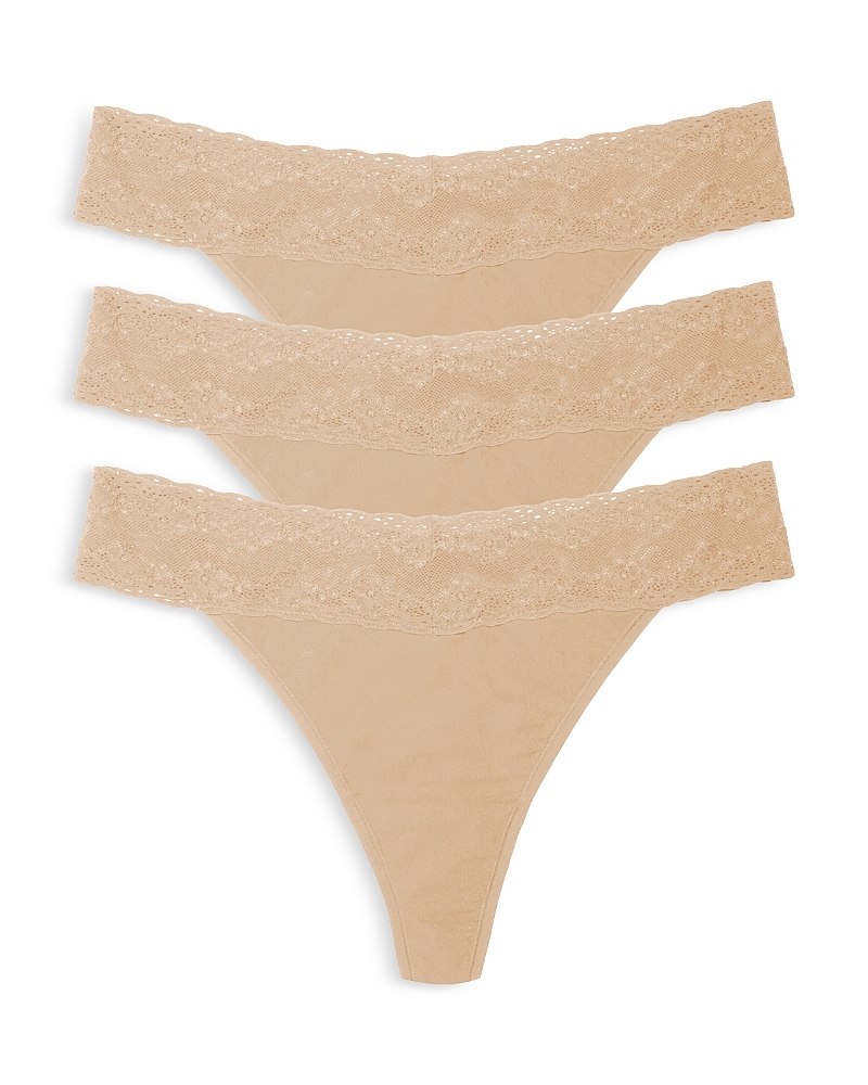 Natori Bliss Perfection One Size Thongs, Pack of 3 · OS
