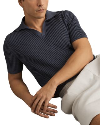 Short Sleeve Open Collar Polo Shirt