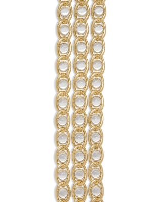 Glass Chain Jewelry Glass Stone Layered Toggle Bracelet