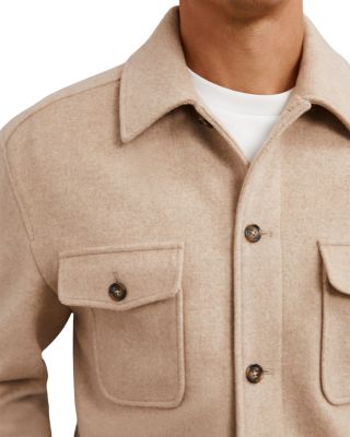 Liam Long Sleeve Button Front Overshirt