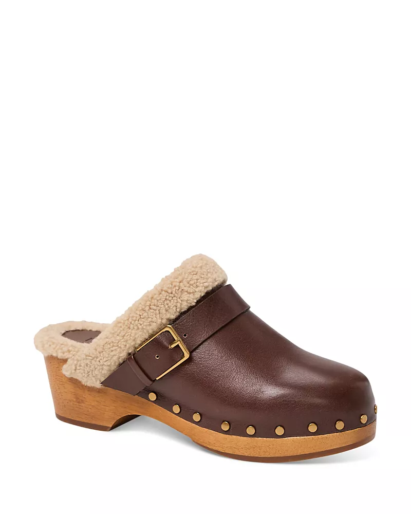 Paige Women's Helena Studded Buckled Mules