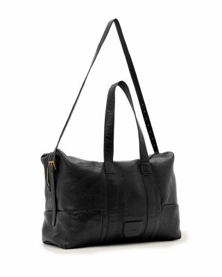 Ares Large Grained Leather Holdall Tote