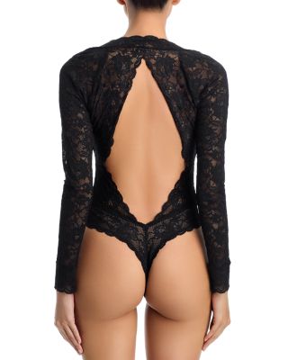 NSN Long Sleeve Teddy Bodysuit