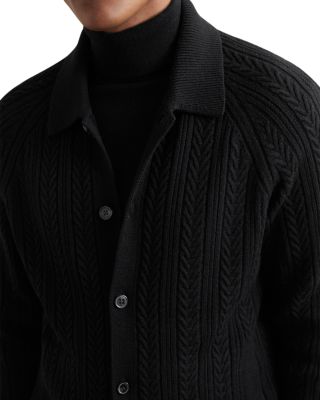 Martley Cable Knit Cardigan Sweater