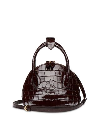 Mini Croc Embossed Dome Bag