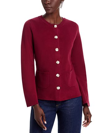 Cotton Flare Sleeve Cardigan
