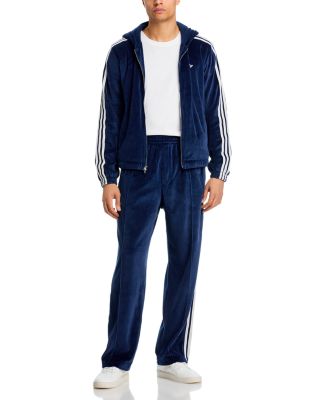 Three Stripe Velour Pants