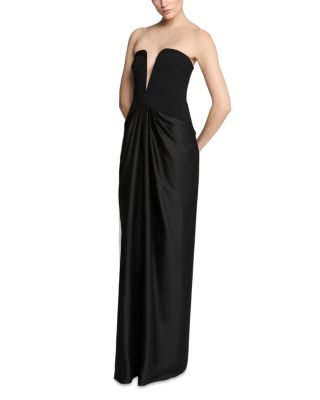 Sanna Plunging Neck Gown