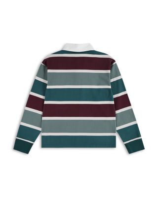  Boys' Long Sleeve Rugby Polo - Little Kid, Big Kid