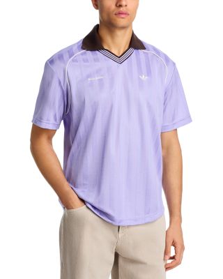 Piped Open Collar Polo Shirt