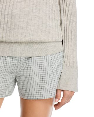 Sabine Silk & Cashmere Zippered Polo Top