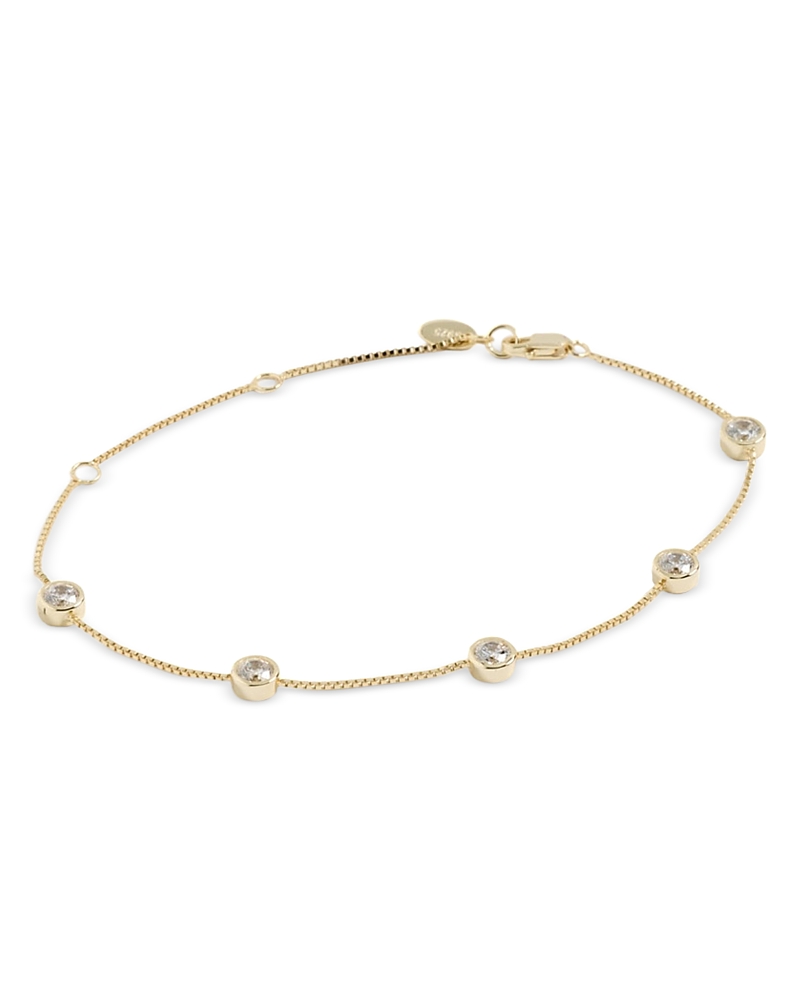 Shashi Emily Cubic Zirconia Station Bracelet