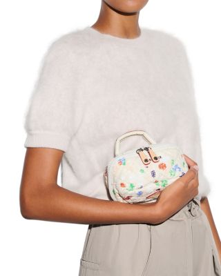 Eden Mini Sequined Quilted Accordion Jewelry Bag