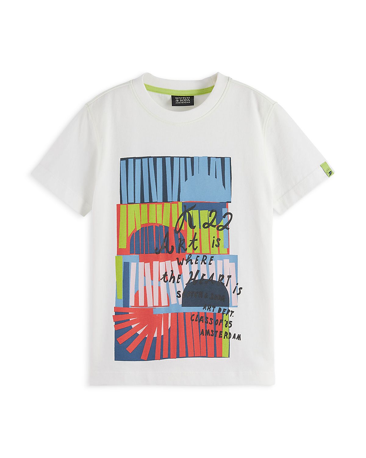 Scotch & Soda Relaxed Fit Artwork Tee - Little Kid, Big Kid