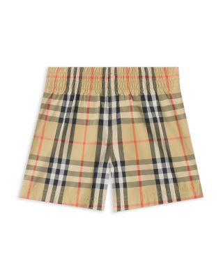 Boys' Atticus Check Swim Shorts - Little Kid