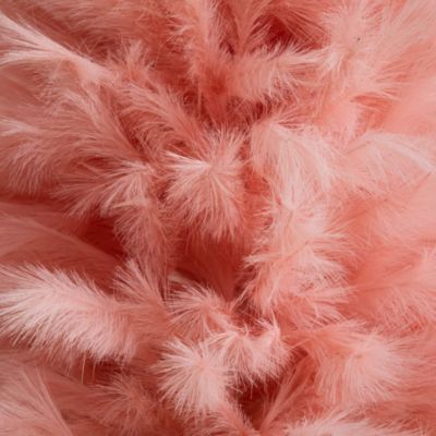 Artificial Pink Pampas Grass 6&#39; Christmas Tree