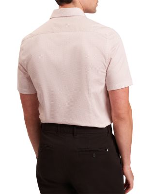 Romann Slim Fit Short Sleeve Button Front Shirt