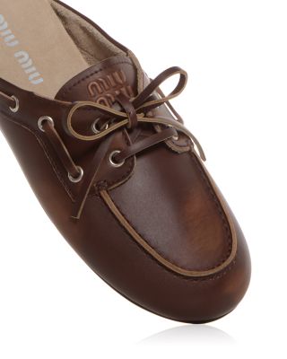 Women&#39;s Boat Mule Loafers