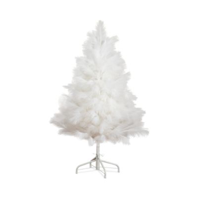 Artificial White Pampas Grass 4&#39; Christmas Tree