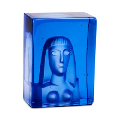 Azur She Blue Molded Glass D&eacute;cor