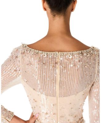  Kestra Sequin-Embellished Maxi Dress