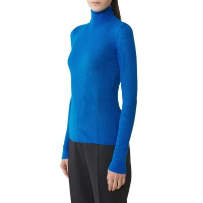  Merino Wool and Silk Turtleneck Sweater