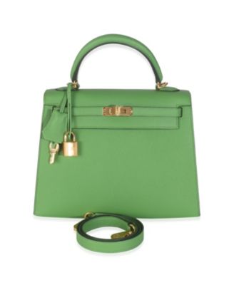 Sellier Kelly 25 Leather Handbag