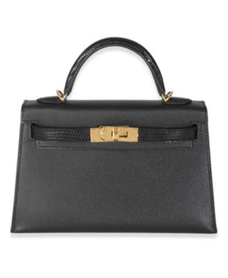 Mini Kelly 20 II Leather Handbag