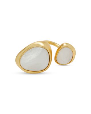 Cleo Mother Of Pearl Open Ring 