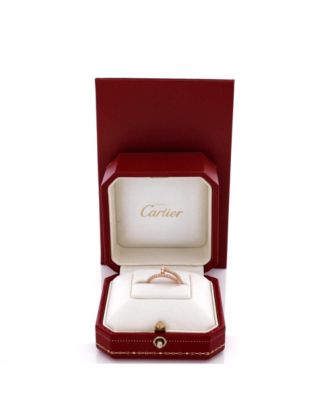 Small Juste un Clou Paved Ring 18K Rose Gold with Diamonds