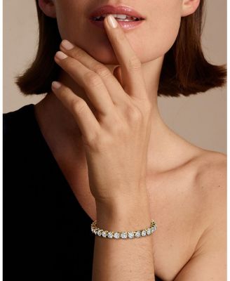  Tennis Bracelet, Extra Large in 14K Gold, 13.5ctw Round Brilliant Lab Grown Diamonds, 6.5"
