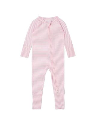 Girls' Ballet Stripe Bamboo Sleeper - Baby