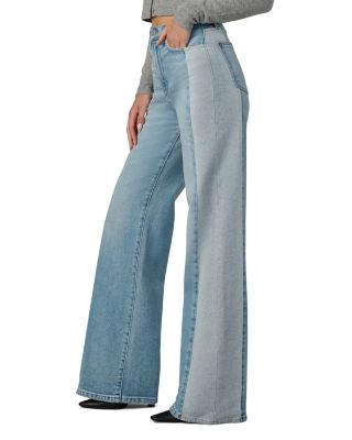 The Mia Pieced Two Tone Jeans in Patience