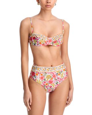 Banana Flowers Bikini Top