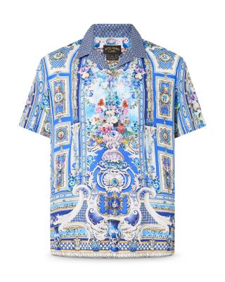 Ottoman Opulence Relaxed Fit Short Sleeve Camp Shirt