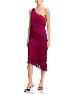 Asymmetric Fringe Dress