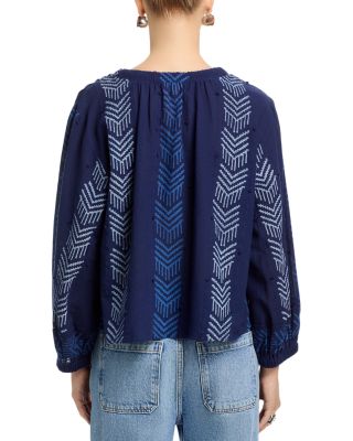 Effie Split Neck Top