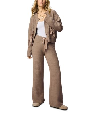 Stassi Satin Tie Cardigan