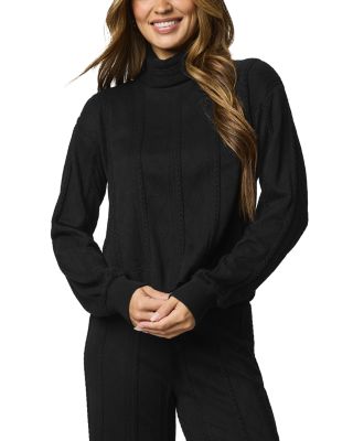 Cable Lounge Turtleneck Top