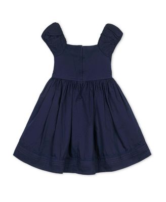 Girls&#39; Organic Puff Sleeve Pintuck Sateen Party Dress - Little Kid, Big Kid