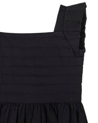 Girls' Organic Pleated Bodice Sateen Party Dress - Little Kid, Big Kid