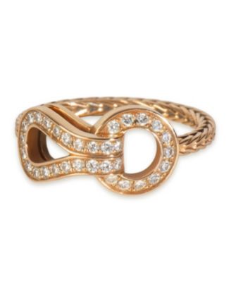  Agrafe 18k Rose Gold Ring