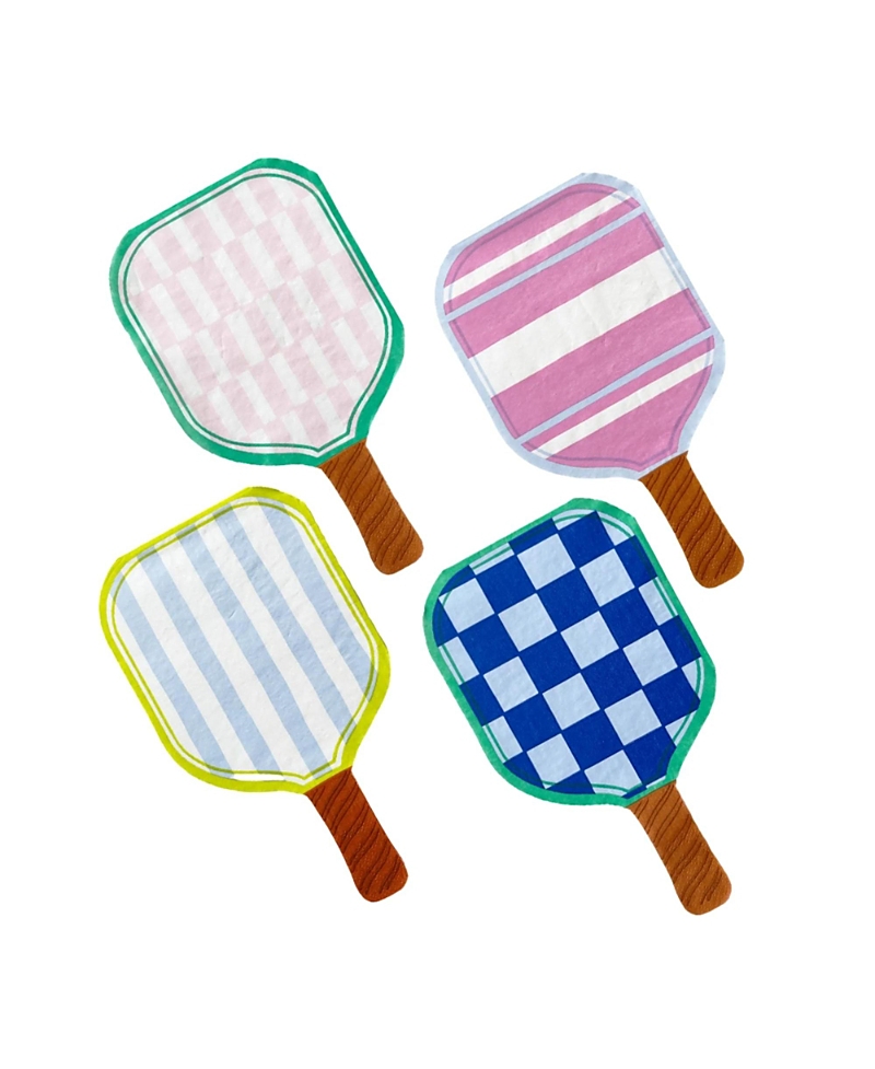 Jollity & Co. Pickleball Social Club Paddle Paper Guest Napkins, Set of 16